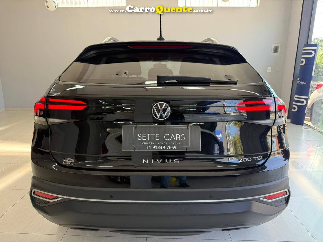 VOLKSWAGEN   NIVUS COMFORTLINE 1.0 200 TSI FLEX AUT.   PRETO 2024 1.0 FLEX - Loja