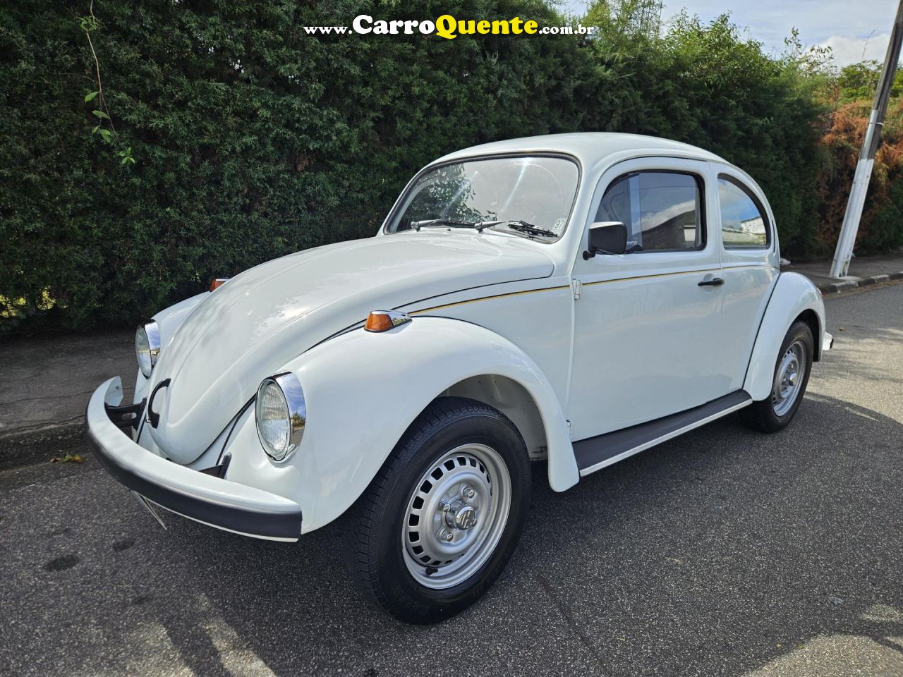 VOLKSWAGEN   FUSCA   BRANCO 1995 1600 GASOLINA - Loja