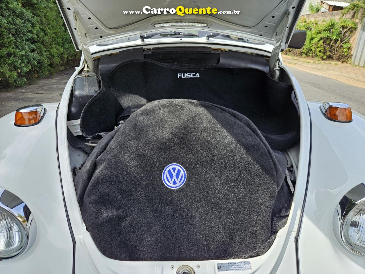VOLKSWAGEN   FUSCA   BRANCO 1995 1600 GASOLINA - Loja