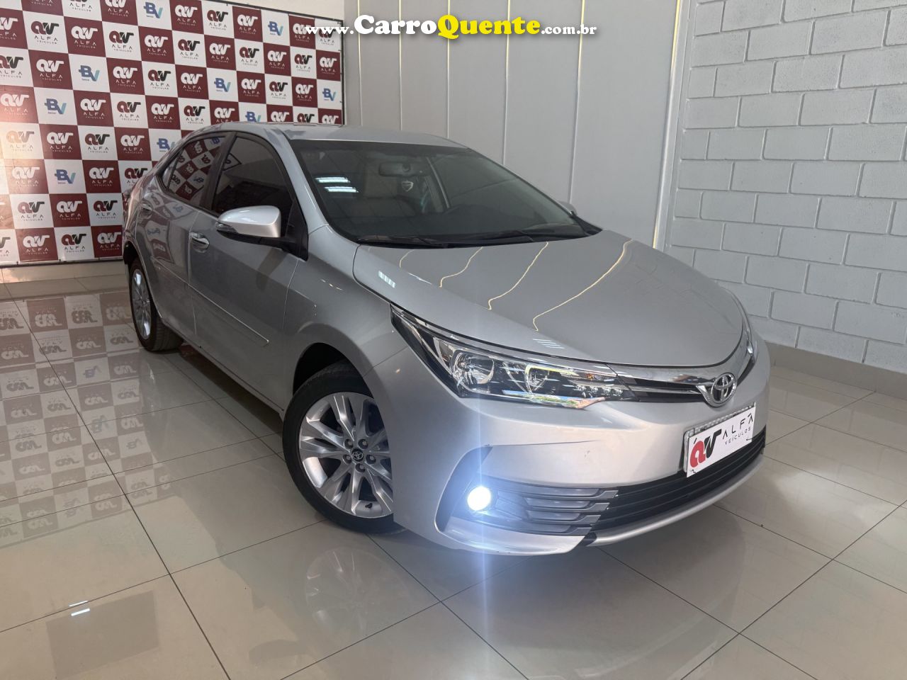 TOYOTA   COROLLA XEI 2.0 FLEX 16V AUT.   PRATA 2018 2.0 FLEX - Loja