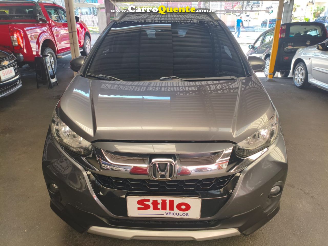 HONDA   WR-V EX 1.5 FLEXONE 16V 5P AUT.   CINZA 2018 1.5 FLEX - Loja