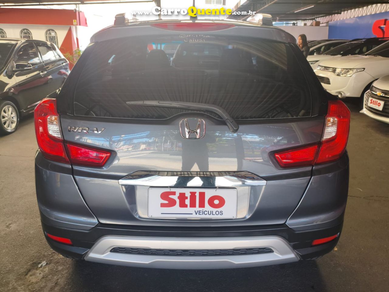 HONDA   WR-V EX 1.5 FLEXONE 16V 5P AUT.   CINZA 2018 1.5 FLEX - Loja