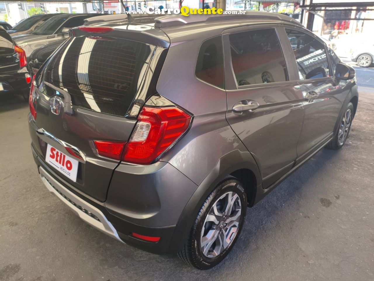 HONDA   WR-V EX 1.5 FLEXONE 16V 5P AUT.   CINZA 2018 1.5 FLEX - Loja