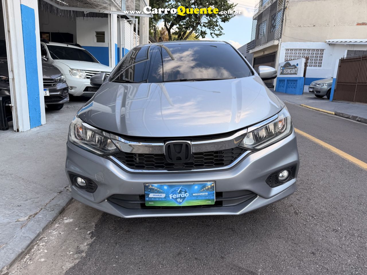 HONDA   CITY SEDAN EXL 1.5 FLEX  16V 4P AUT.   PRATA 2018 1.5 FLEX - Loja