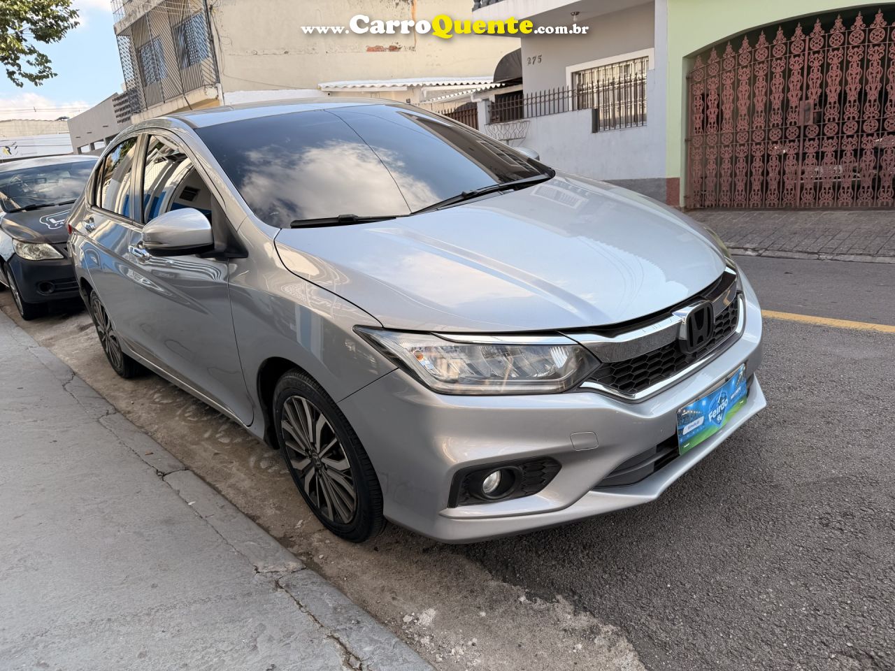 HONDA   CITY SEDAN EXL 1.5 FLEX  16V 4P AUT.   PRATA 2018 1.5 FLEX - Loja