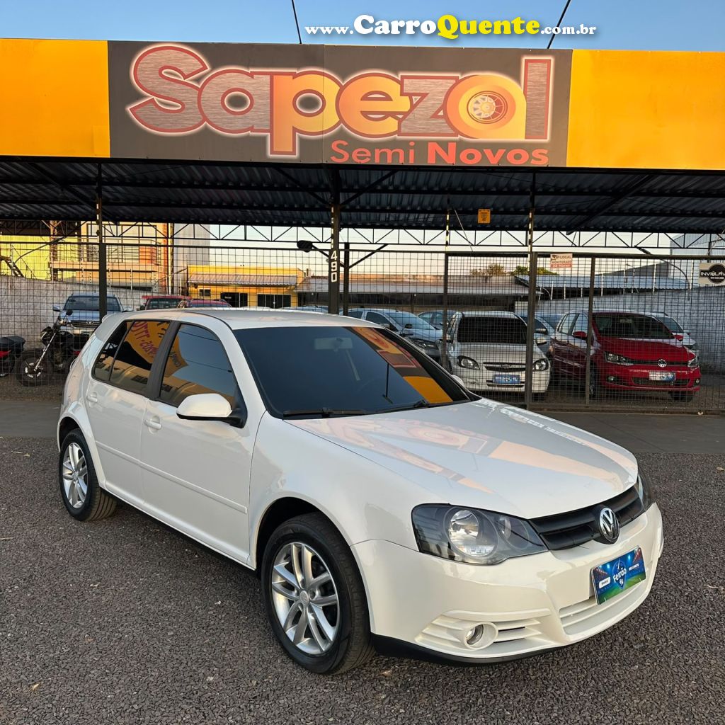 VOLKSWAGEN   GOLF SPORTLINE 1.6 MI TOTAL FLEX 8V 4P   BRANCO 2011 1.6 FLEX - Loja