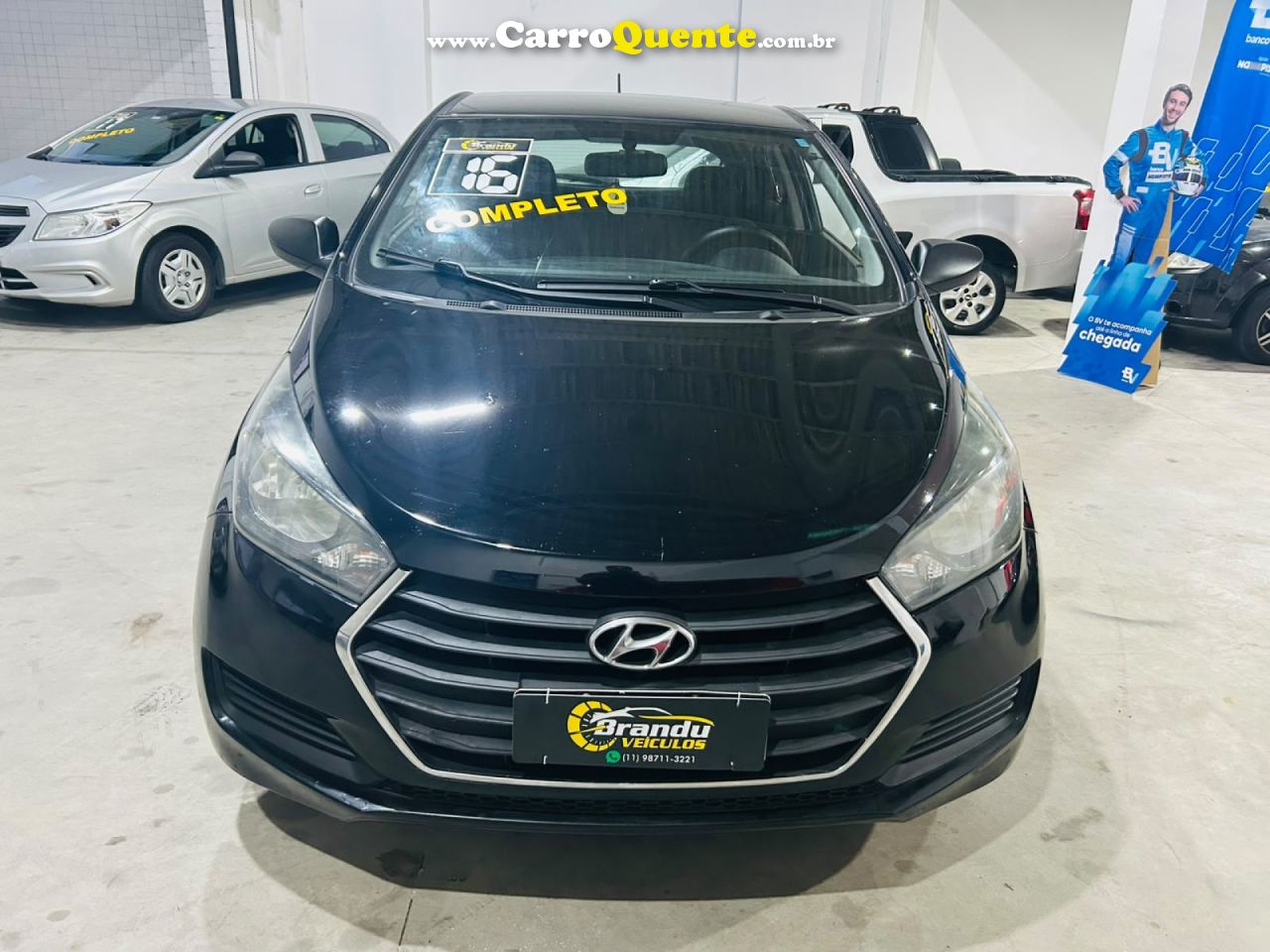 HYUNDAI   HB20 COMF.C.PLUSC.STYLE 1.0 FLEX 12V   PRETO 2016 1.0 FLEX - Loja