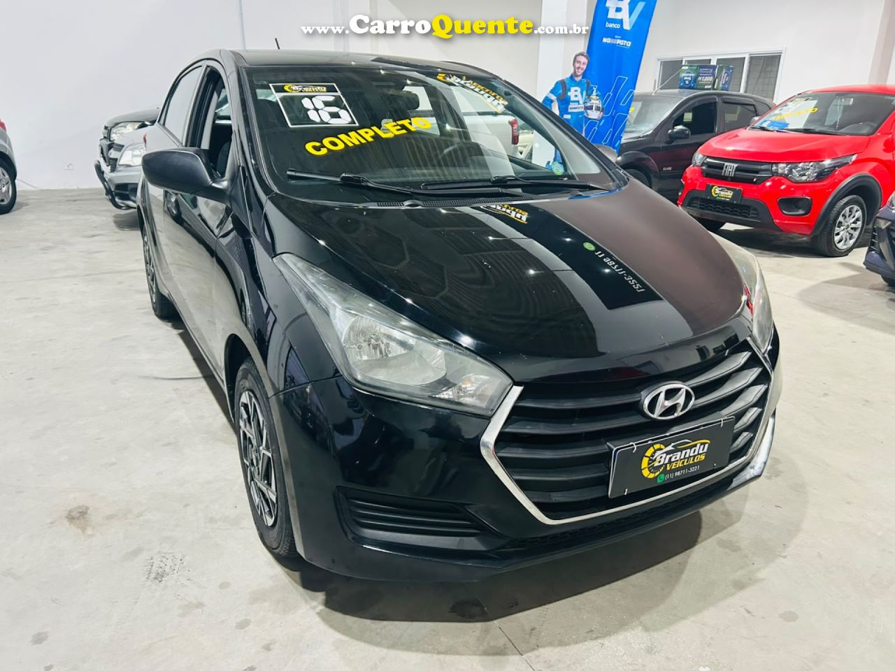 HYUNDAI   HB20 COMF.C.PLUSC.STYLE 1.0 FLEX 12V   PRETO 2016 1.0 FLEX - Loja