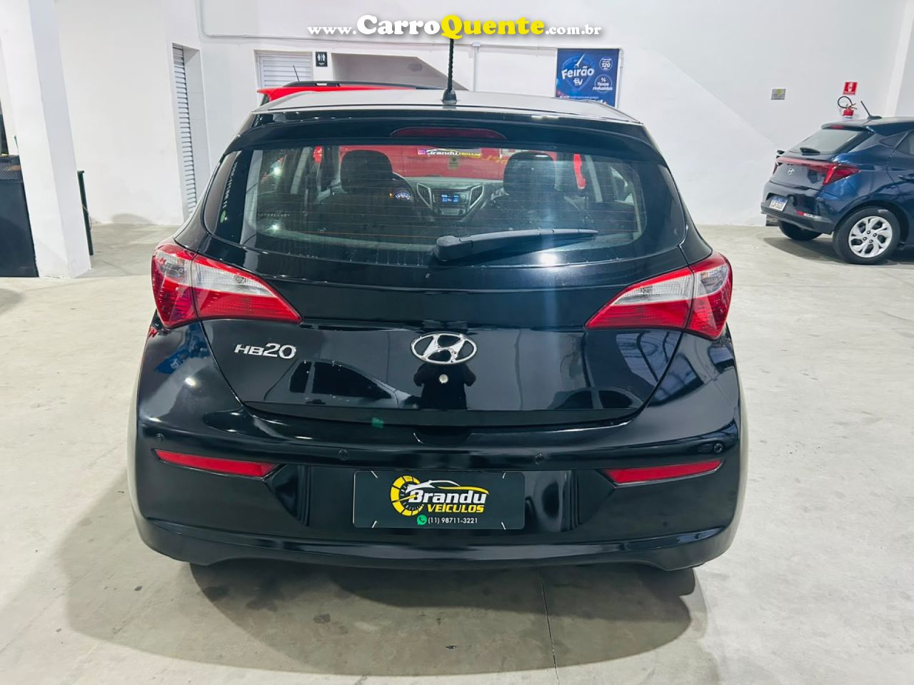 HYUNDAI   HB20 COMF.C.PLUSC.STYLE 1.0 FLEX 12V   PRETO 2016 1.0 FLEX - Loja