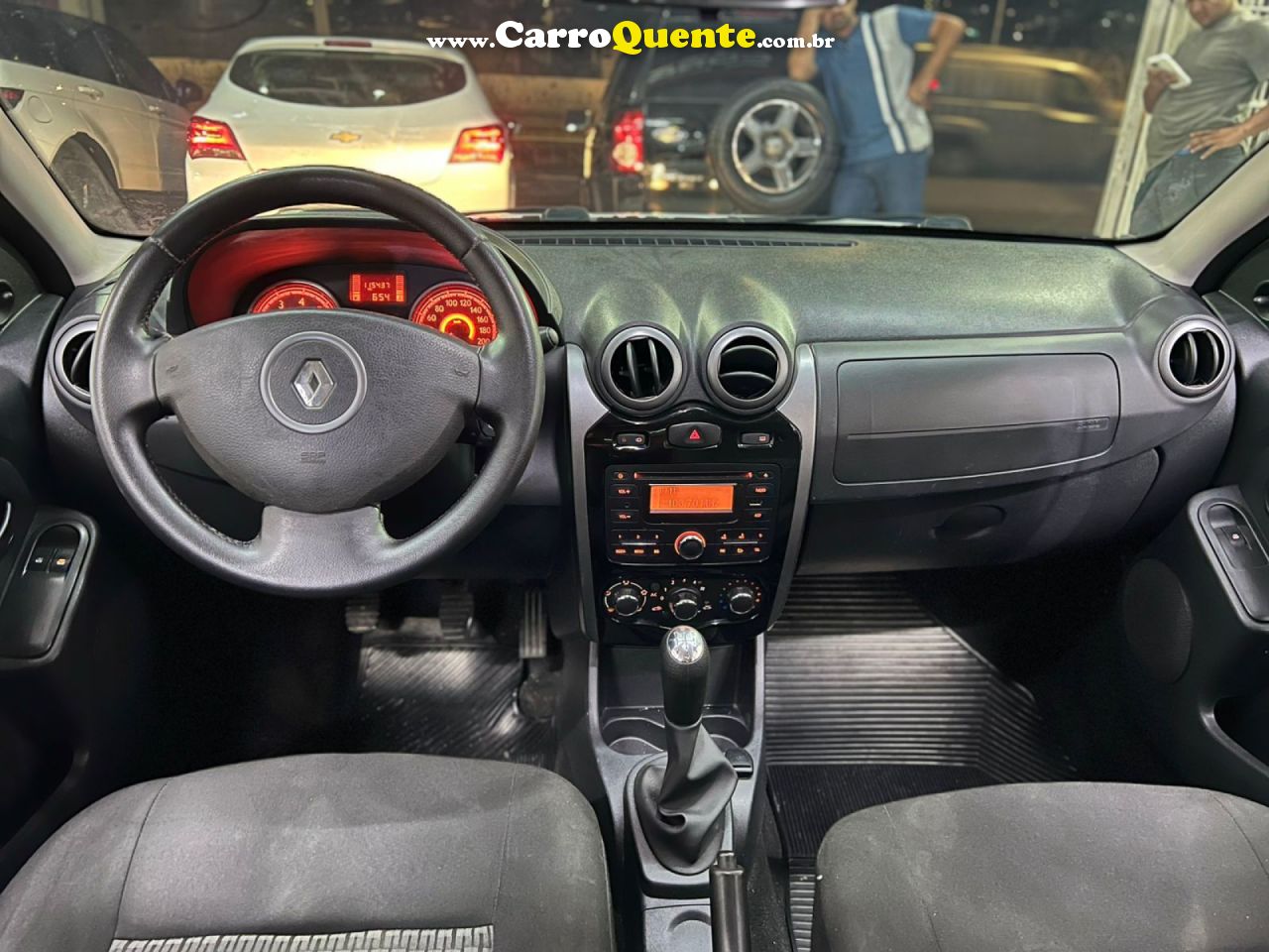 RENAULT   SANDERO EXPRESSION HI-FLEX 1.0 16V 5P   BRANCO 2014 1.0 GASOLINA - Loja