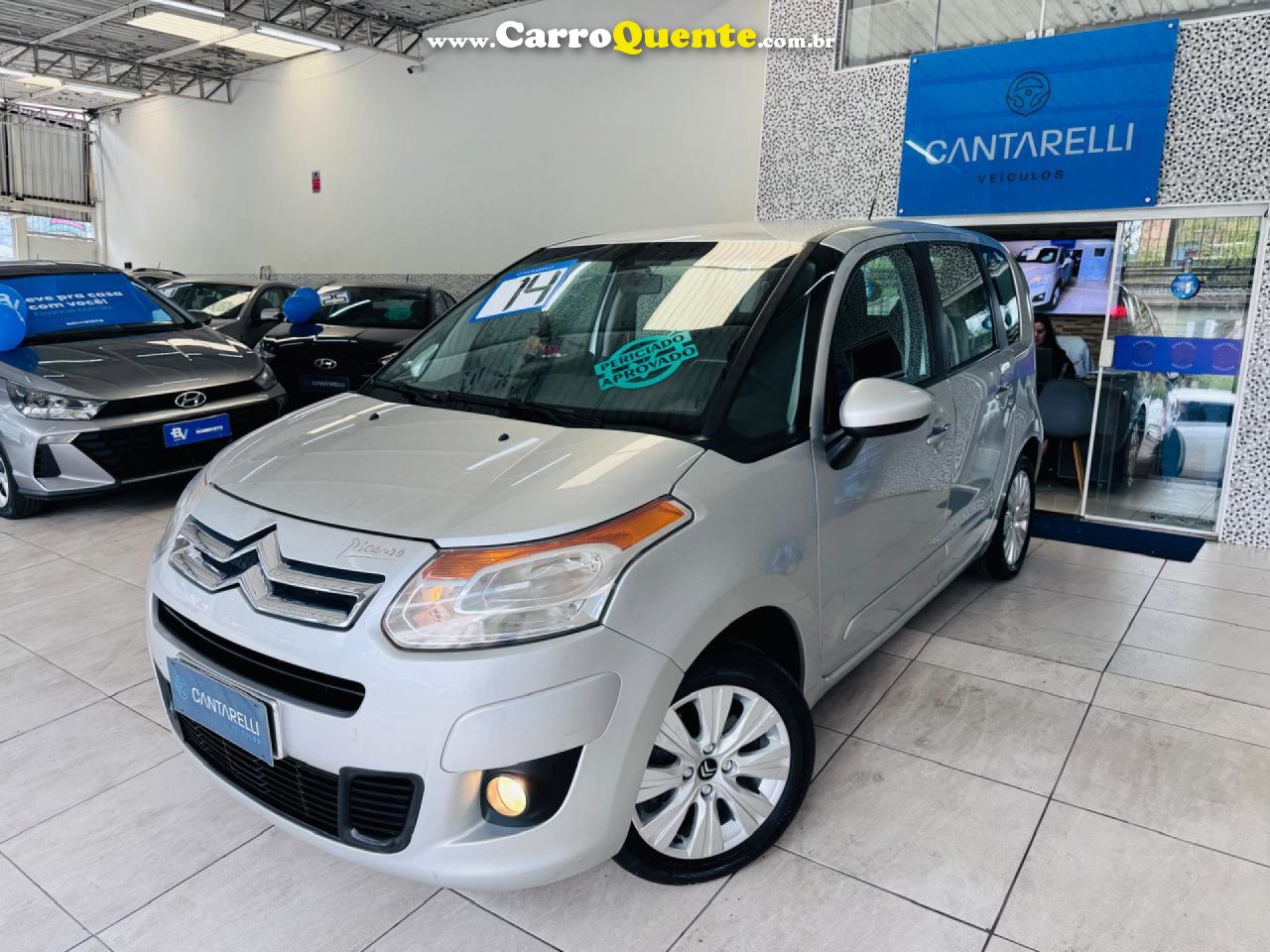 CITROËN   C3 PICASSO GLX 1.5 FLEX 8V 5P MEC.   PRATA 2014 1.5 FLEX - Loja