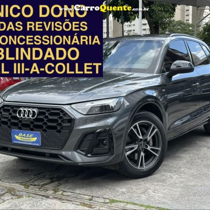 AUDI   Q5 PERF. BLACK 2.0 TFSIE S.TR. QT (HIB.)   CINZA 2023 2.0 GASOLINA E ELÉTRICO
