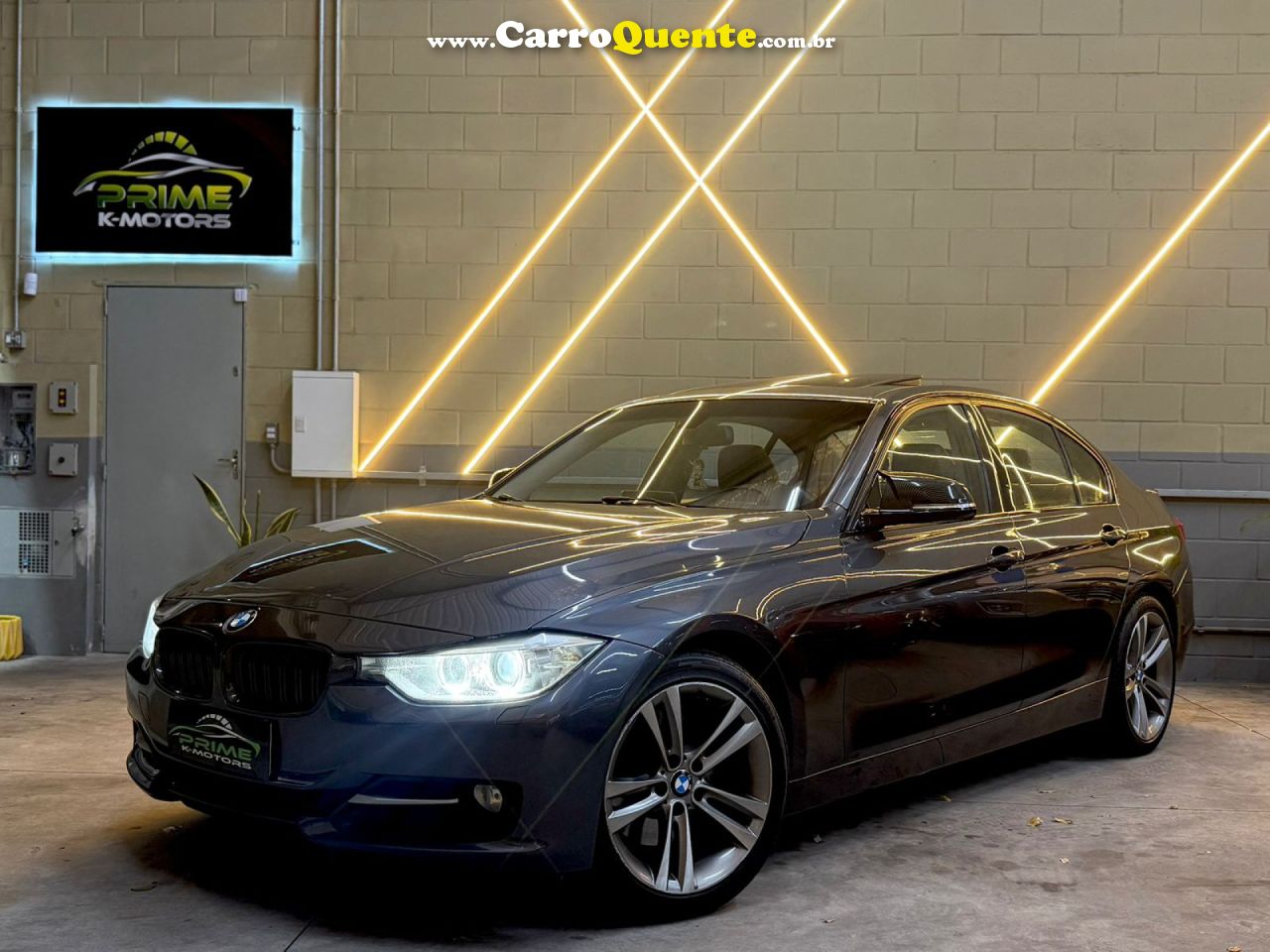 BMW   328IA SPORT 2.0 16V2.0 16V FLEX 4P   CINZA 2015 2.0 FLEX - Loja