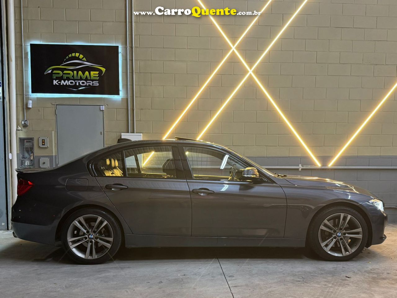 BMW   328IA SPORT 2.0 16V2.0 16V FLEX 4P   CINZA 2015 2.0 FLEX - Loja