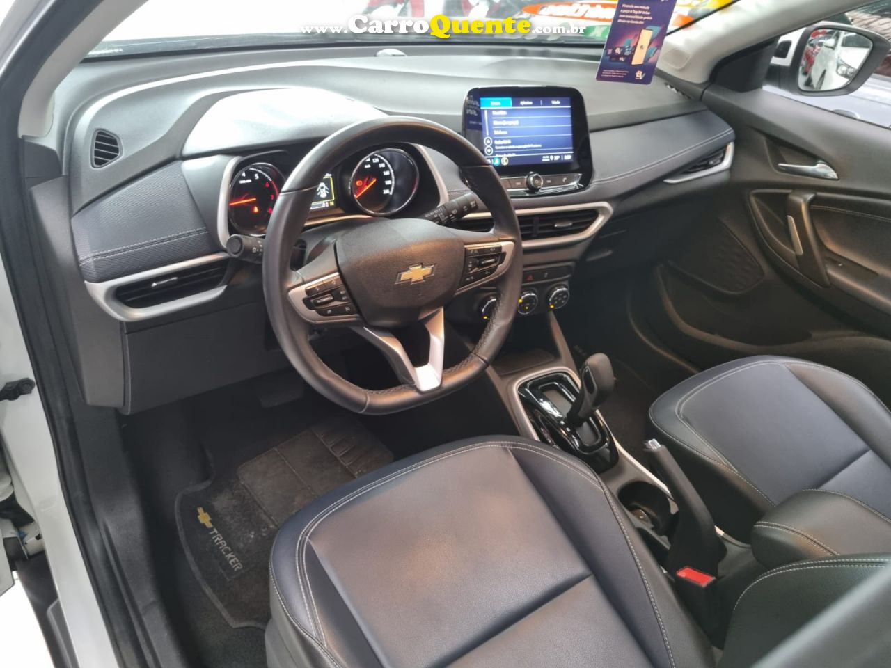 CHEVROLET   TRACKER PREMIER 1.2 TURBO 12V FLEX AUT.   BRANCO 2023 1.2 FLEX - Loja