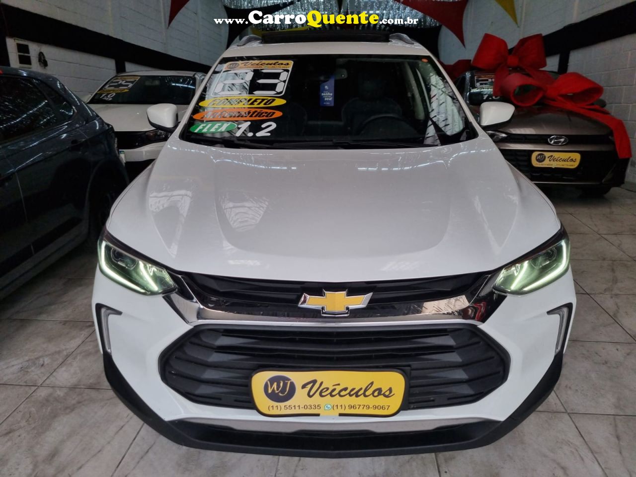 CHEVROLET   TRACKER PREMIER 1.2 TURBO 12V FLEX AUT.   BRANCO 2023 1.2 FLEX - Loja