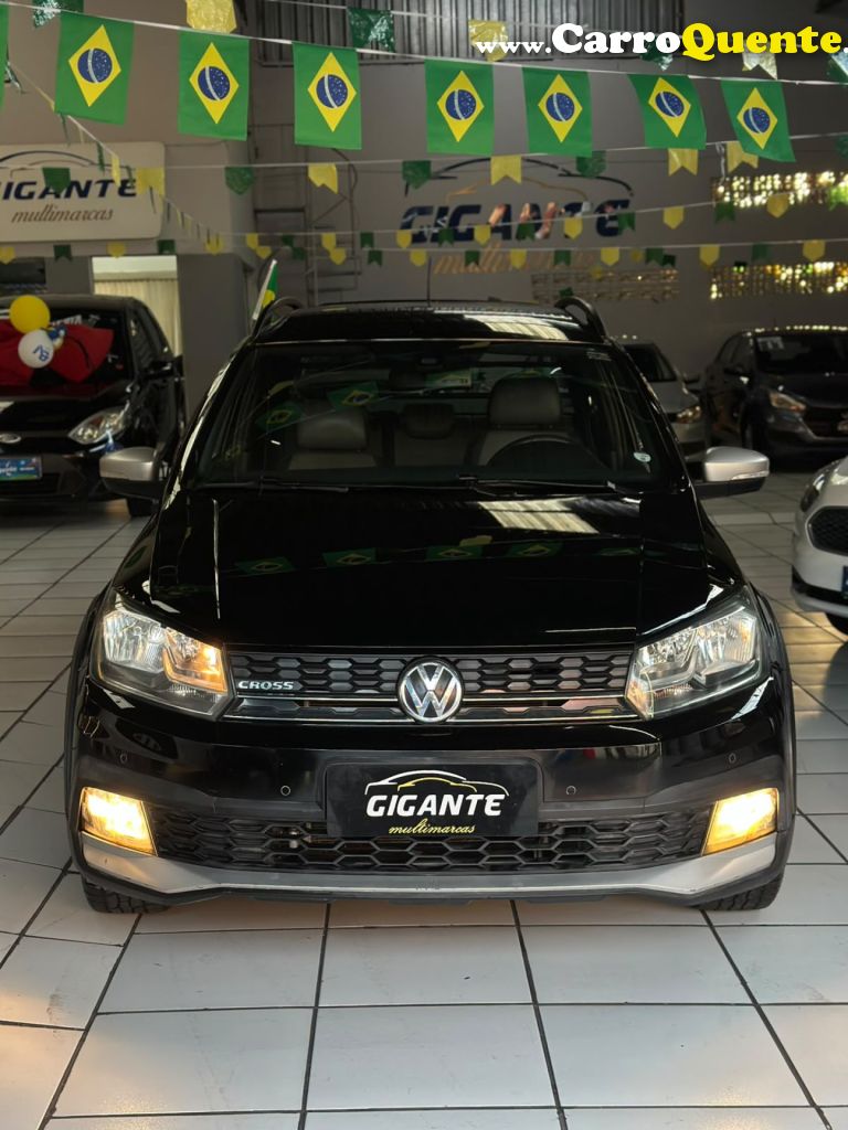 VOLKSWAGEN   SAVEIRO CROSS 1.6 T.FLEX 16V CD   PRETO 2017 1.6 FLEX - Loja