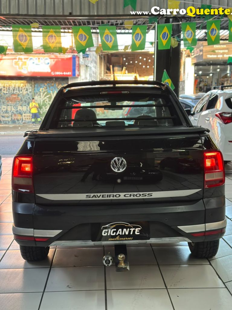 VOLKSWAGEN   SAVEIRO CROSS 1.6 T.FLEX 16V CD   PRETO 2017 1.6 FLEX - Loja