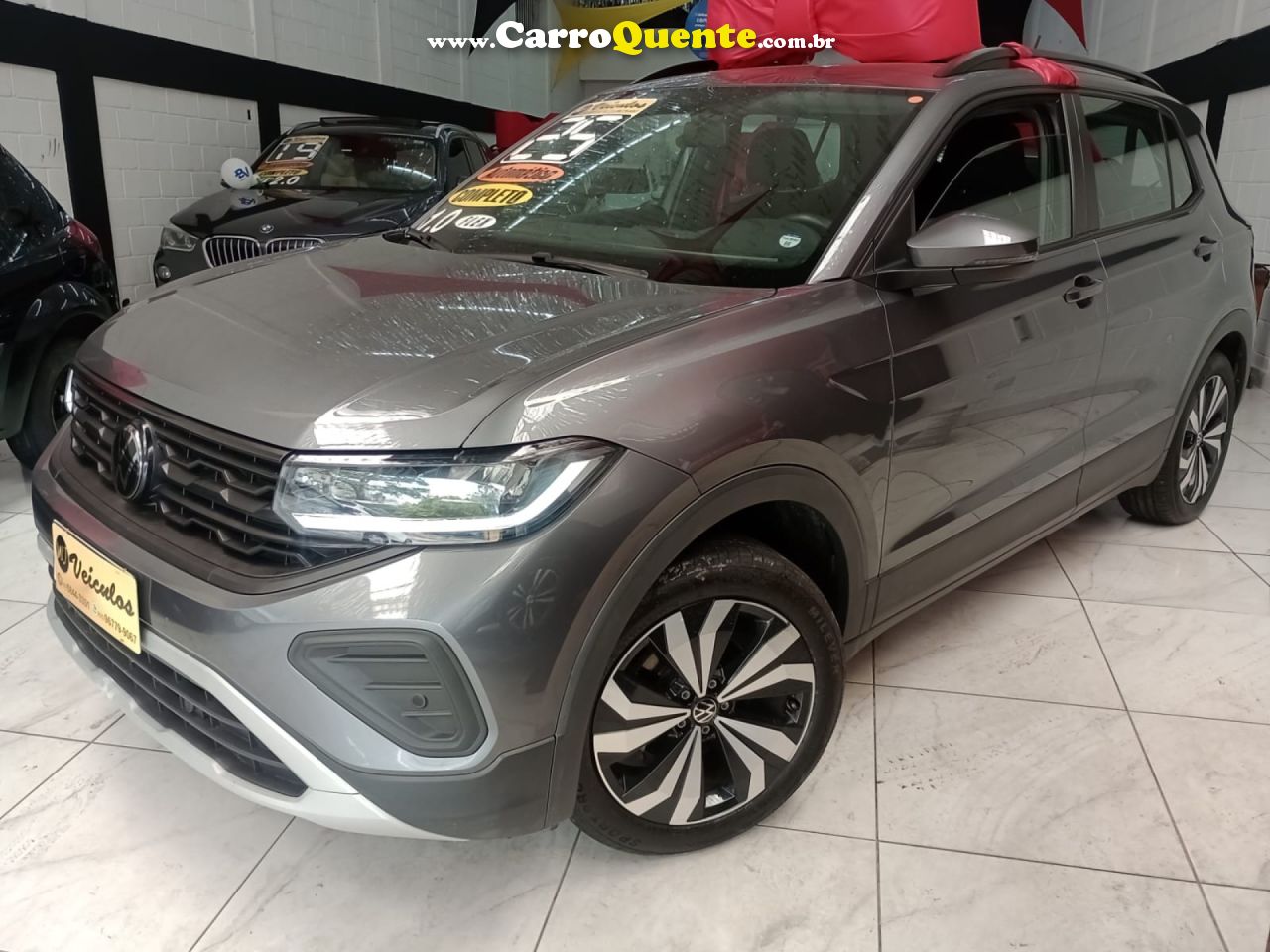VOLKSWAGEN   T-CROSS 1.0 TSI FLEX 12V 5P AUT.   CINZA 2025 1.0 FLEX - Loja
