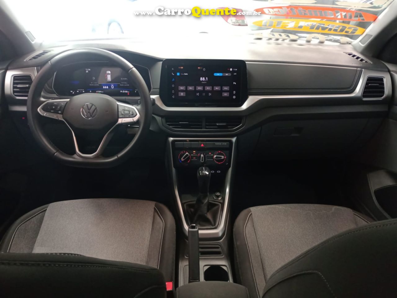VOLKSWAGEN   T-CROSS 1.0 TSI FLEX 12V 5P AUT.   CINZA 2025 1.0 FLEX - Loja