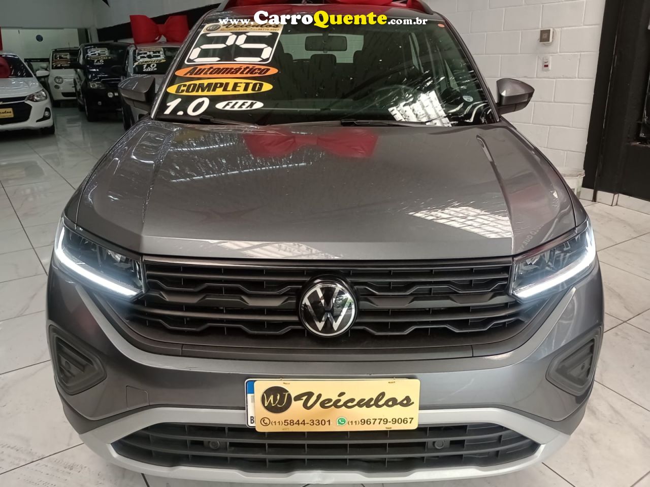 VOLKSWAGEN   T-CROSS 1.0 TSI FLEX 12V 5P AUT.   CINZA 2025 1.0 FLEX - Loja