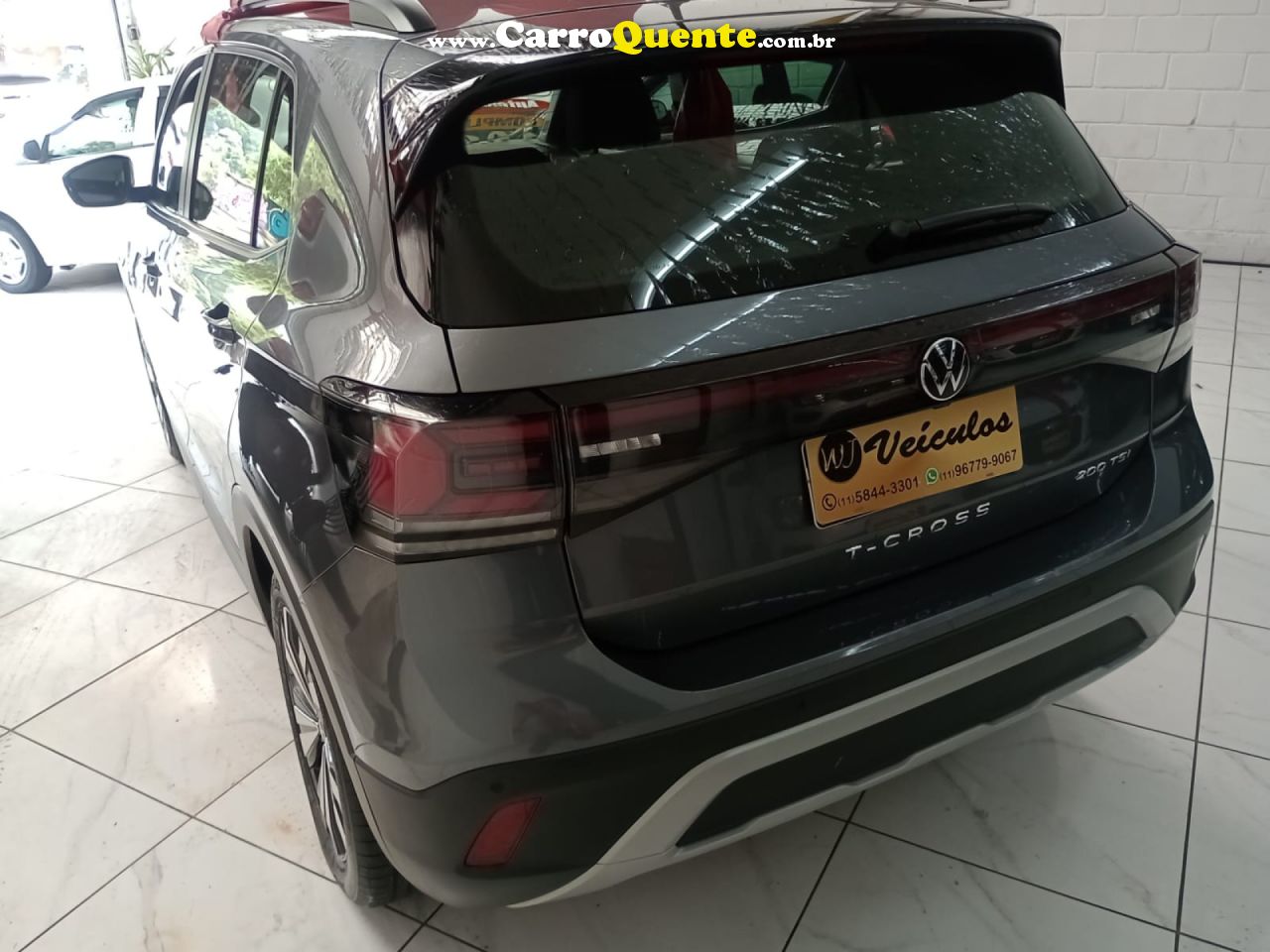VOLKSWAGEN   T-CROSS 1.0 TSI FLEX 12V 5P AUT.   CINZA 2025 1.0 FLEX - Loja