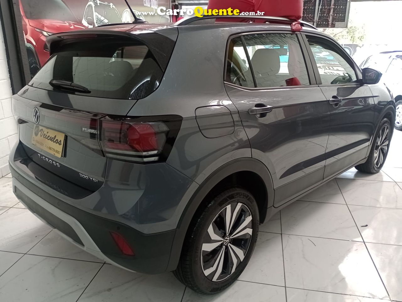 VOLKSWAGEN   T-CROSS 1.0 TSI FLEX 12V 5P AUT.   CINZA 2025 1.0 FLEX - Loja