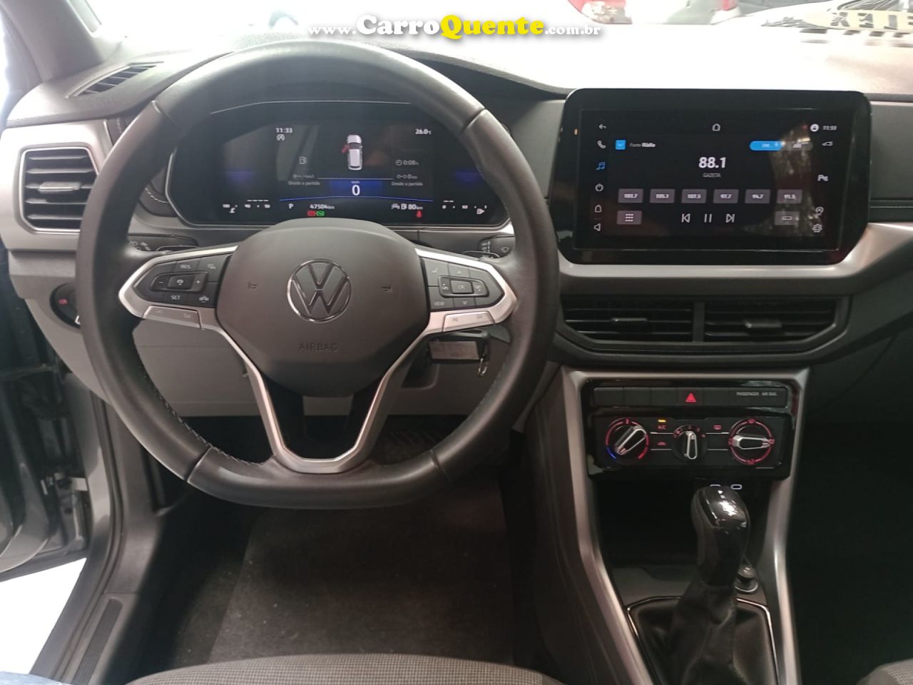 VOLKSWAGEN   T-CROSS 1.0 TSI FLEX 12V 5P AUT.   CINZA 2025 1.0 FLEX - Loja