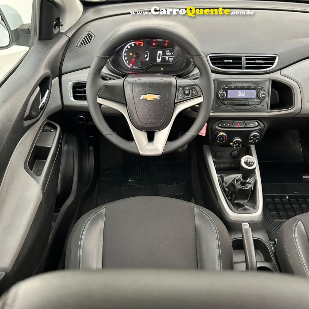CHEVROLET   ONIX HATCH LT 1.0 8V FLEXPOWER 5P MEC.   BRANCO 2019 1.0 FLEX - Loja