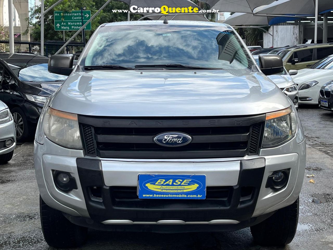 FORD   RANGER XLS 2.5 16V 4X2 CS FLEX   PRATA 2015 2.5 FLEX E GÁS NATURAL - Loja