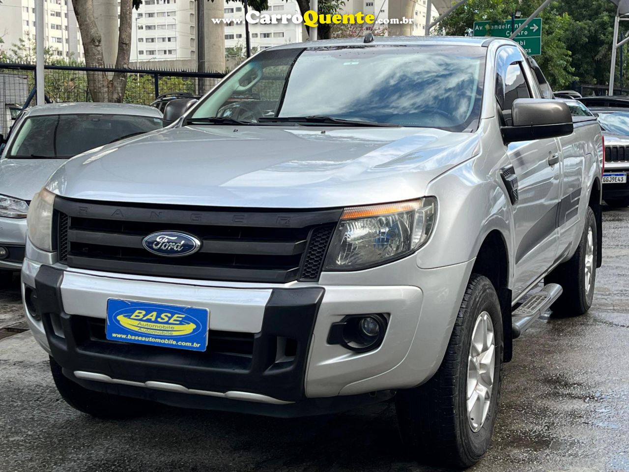 FORD   RANGER XLS 2.5 16V 4X2 CS FLEX   PRATA 2015 2.5 FLEX E GÁS NATURAL - Loja