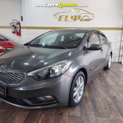 KIA   CERATO 1.6 16V  FLEX  AUT.   CINZA 2014 1.6 FLEX