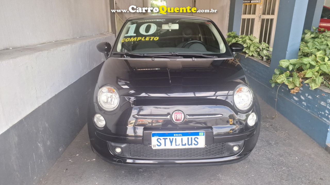 FIAT   500 SPORT 1.4 16V 100CV MEC.   PRETO 2010 1.4 FLEX - Loja
