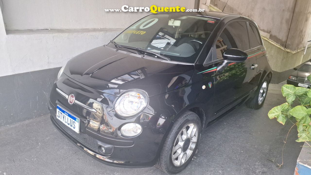 FIAT   500 SPORT 1.4 16V 100CV MEC.   PRETO 2010 1.4 FLEX - Loja