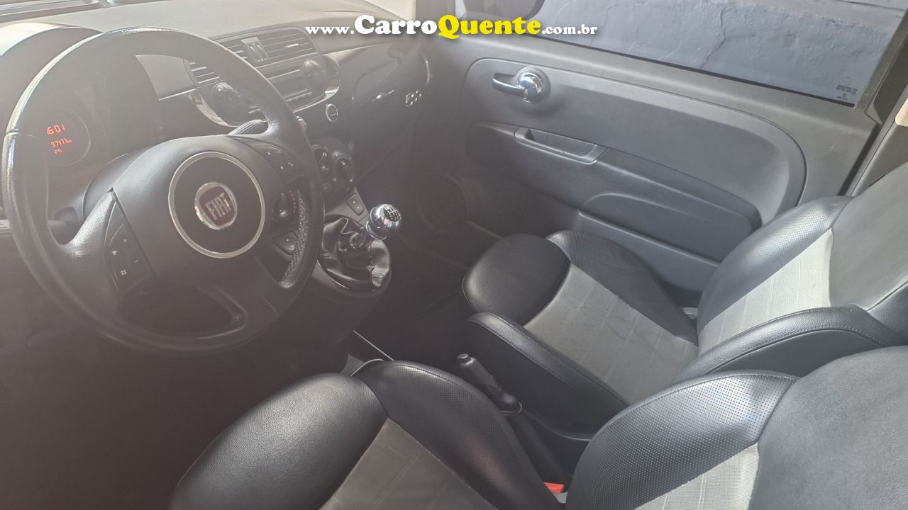 FIAT   500 SPORT 1.4 16V 100CV MEC.   PRETO 2010 1.4 FLEX - Loja