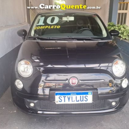 FIAT   500 SPORT 1.4 16V 100CV MEC.   PRETO 2010 1.4 FLEX