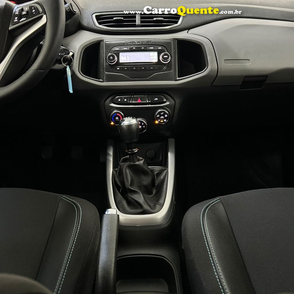 CHEVROLET   ONIX HATCH LT 1.0 8V FLEXPOWER 5P MEC.   PRATA 2019 1.0 FLEX - Loja