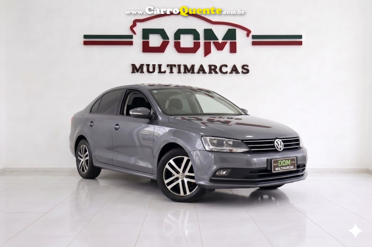 VOLKSWAGEN   JETTA COMFORTLINE 1.4 TSI 16V 4P AUT.   CINZA 2018 1.4 GASOLINA - Loja
