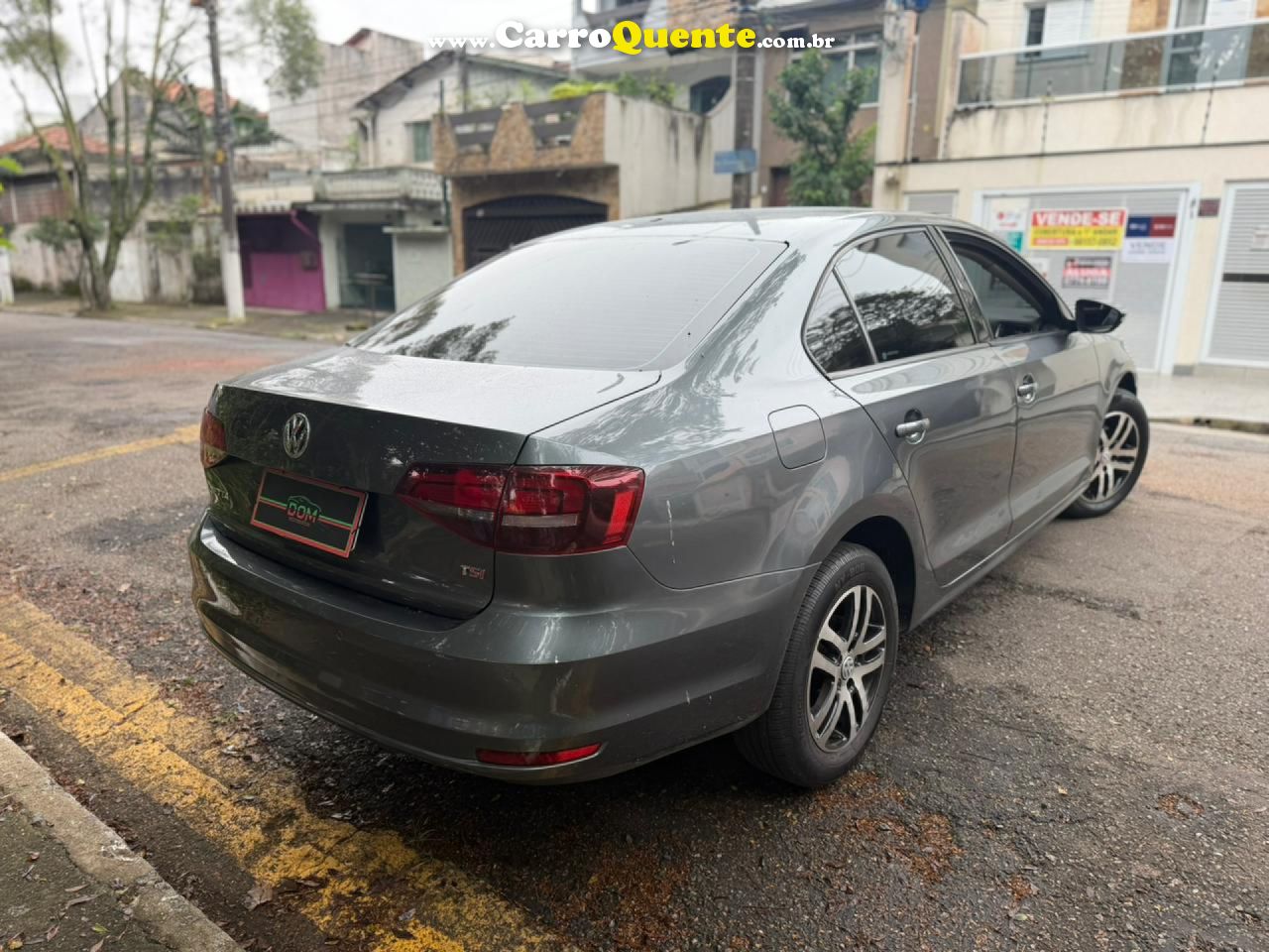 VOLKSWAGEN   JETTA COMFORTLINE 1.4 TSI 16V 4P AUT.   CINZA 2018 1.4 GASOLINA - Loja