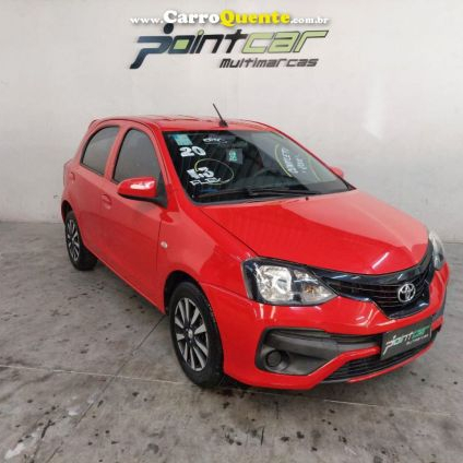 TOYOTA   ETIOS X 1.3 FLEX 16V 5P MEC.   VERMELHO 2020 1.3 FLEX
