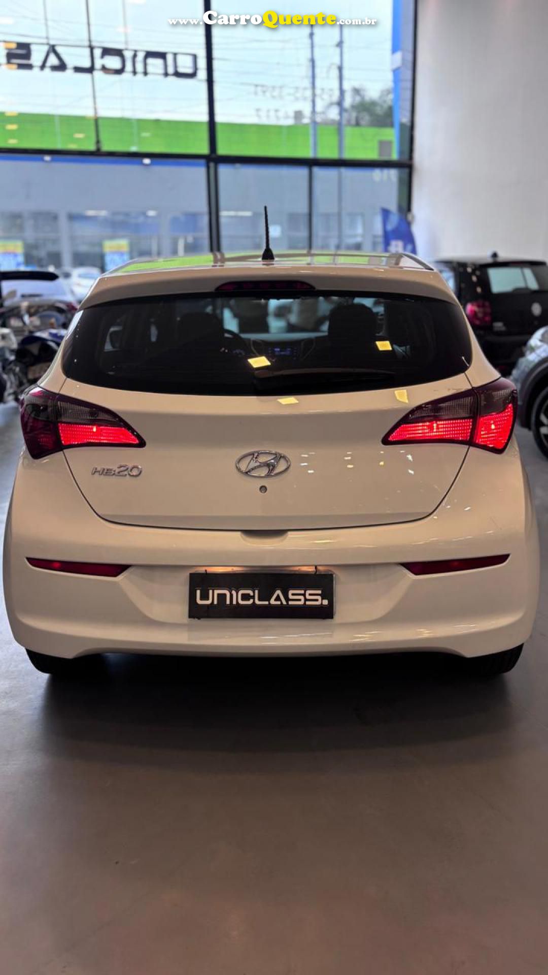 HYUNDAI   HB20 1.0M UNIQUE    BRANCO 2019 1.0 FLEX - Loja