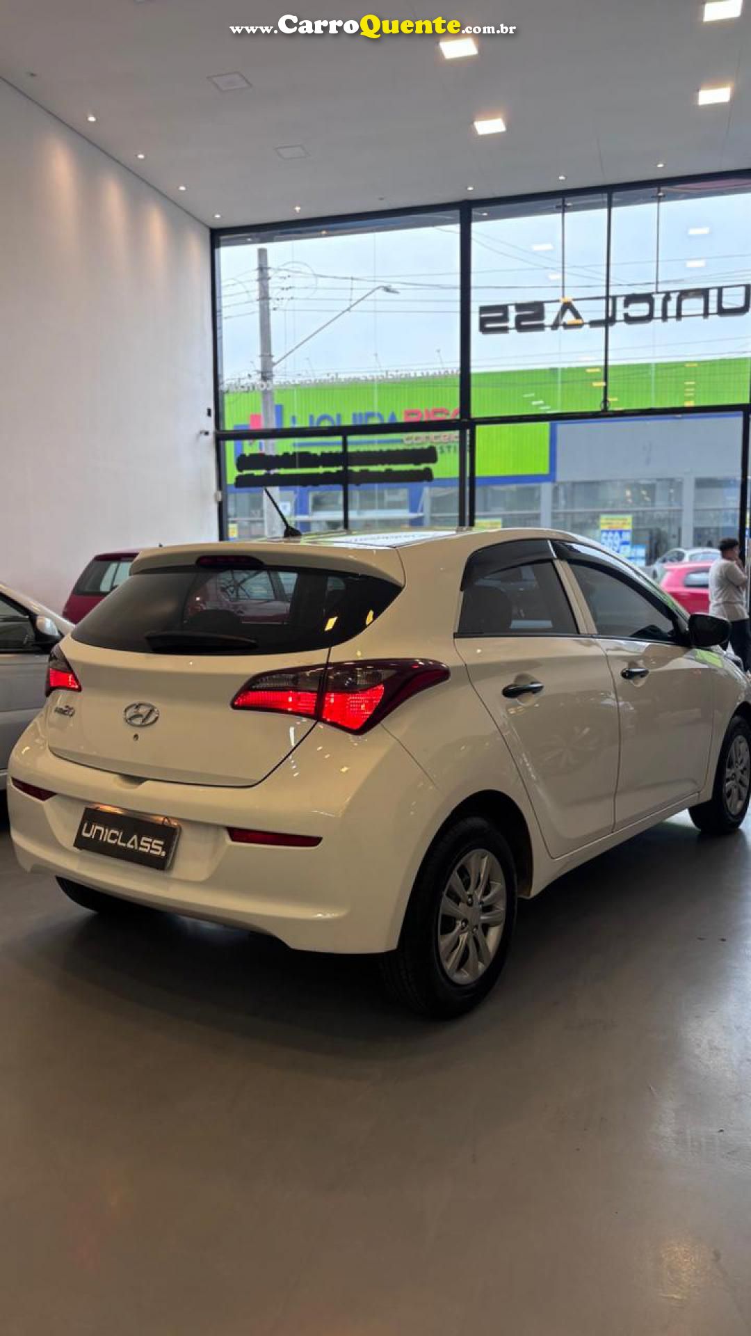 HYUNDAI   HB20 1.0M UNIQUE    BRANCO 2019 1.0 FLEX - Loja