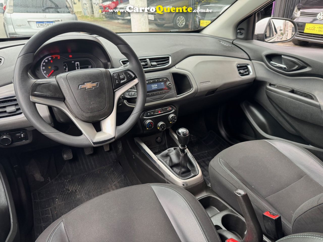CHEVROLET   ONIX HATCH LT 1.0 8V FLEXPOWER 5P MEC.   PRATA 2019 1.0 FLEX - Loja