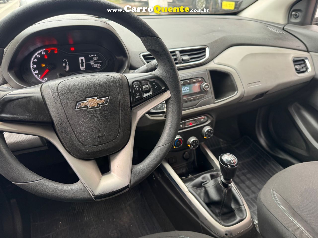 CHEVROLET   ONIX HATCH LT 1.0 8V FLEXPOWER 5P MEC.   PRATA 2019 1.0 FLEX - Loja