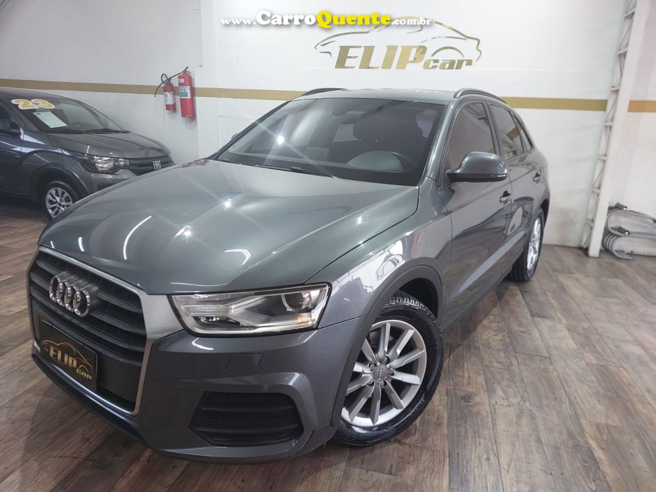 AUDI   Q3 1.4 TFSITFSI FLEX S-TRONIC 5P   CINZA 2017 1.4 GASOLINA - Loja