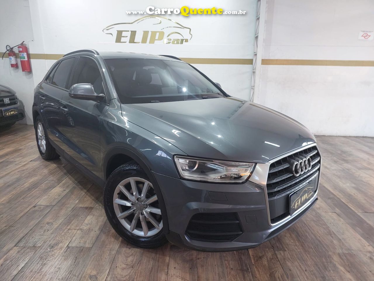 AUDI   Q3 1.4 TFSITFSI FLEX S-TRONIC 5P   CINZA 2017 1.4 GASOLINA - Loja
