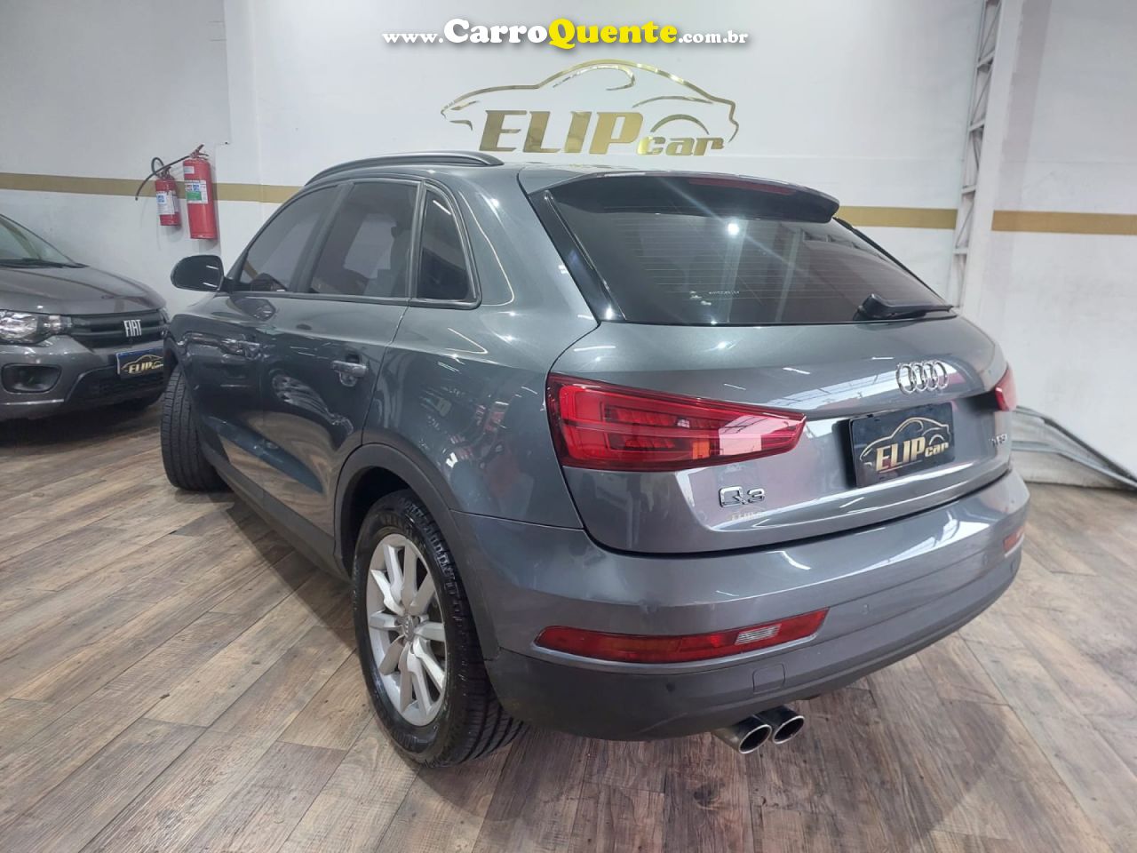 AUDI   Q3 1.4 TFSITFSI FLEX S-TRONIC 5P   CINZA 2017 1.4 GASOLINA - Loja