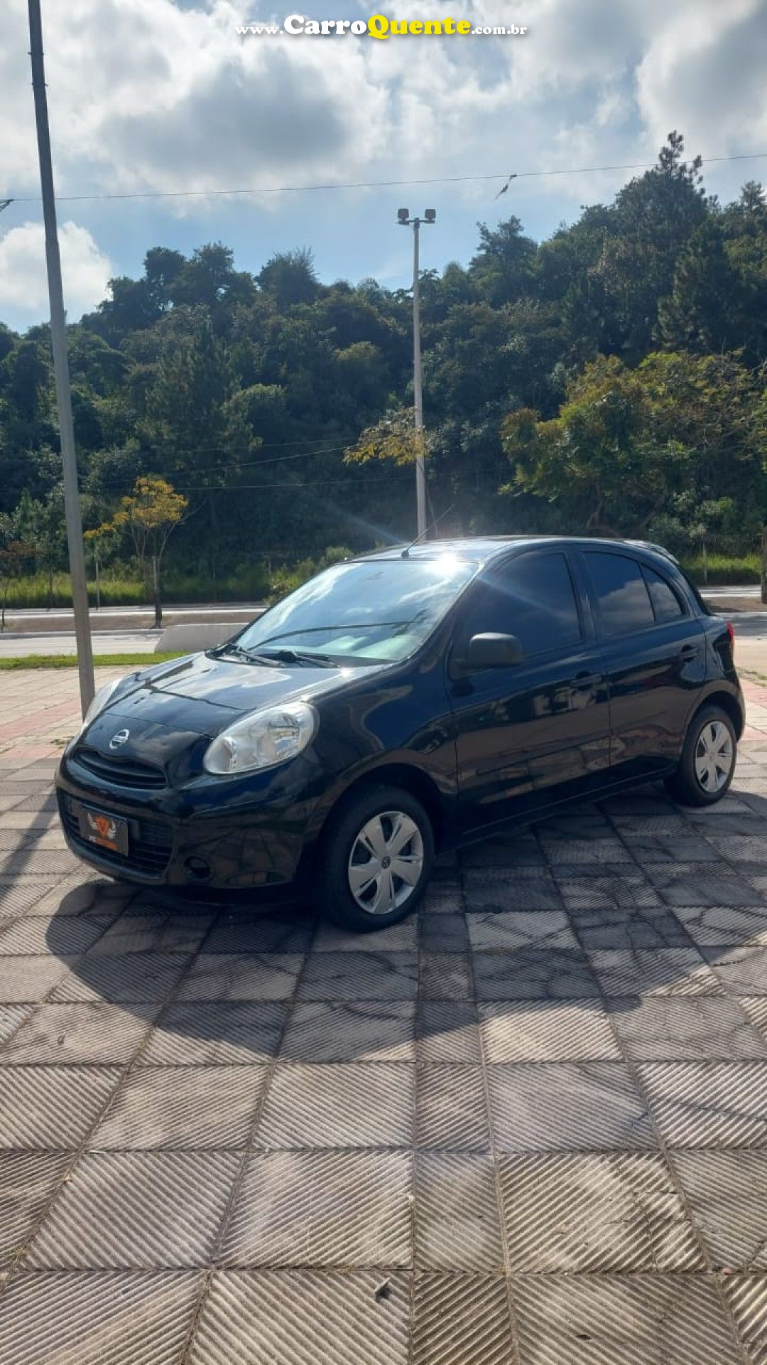 NISSAN   MARCH 1.0 16V FLEX FUEL 5P   PRETO 2015 1.0 FLEX - Loja