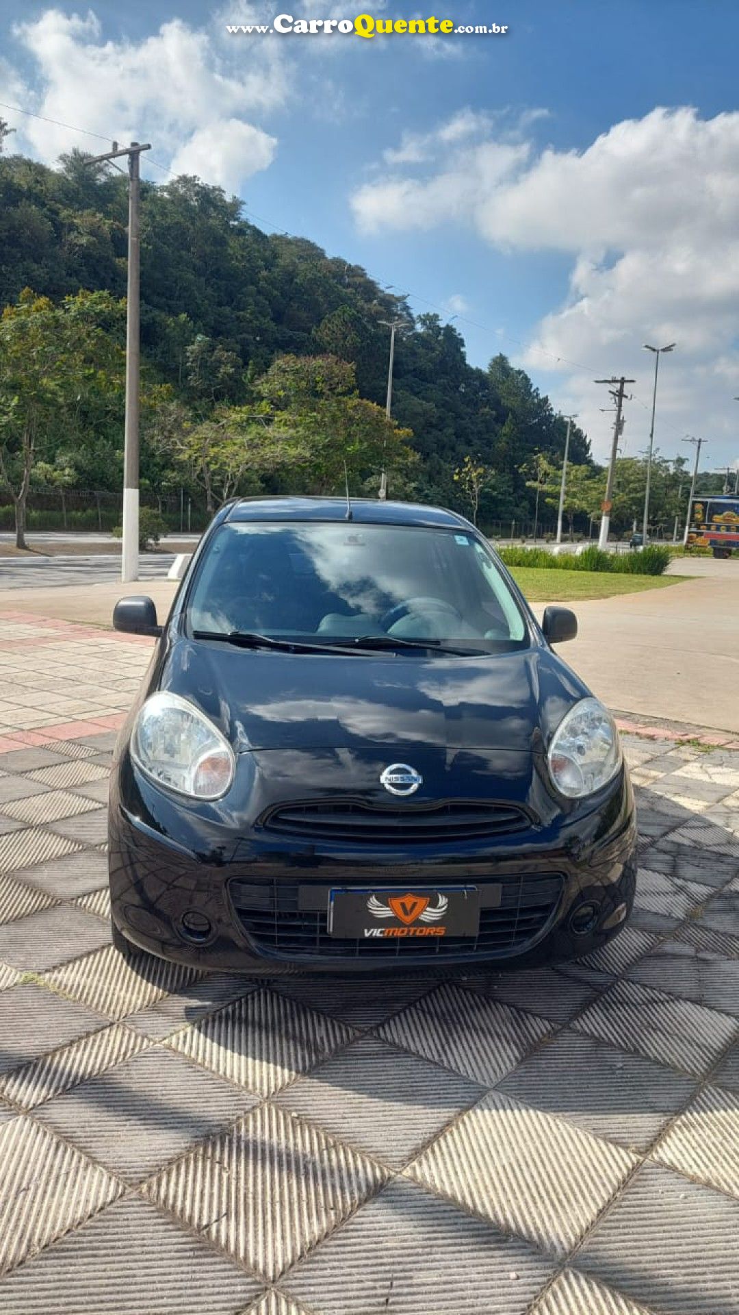 NISSAN   MARCH 1.0 16V FLEX FUEL 5P   PRETO 2015 1.0 FLEX - Loja