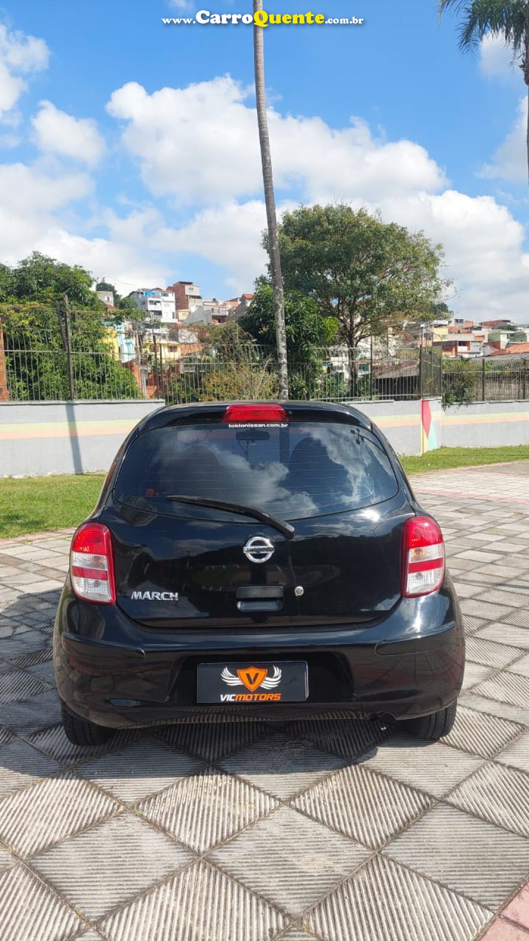 NISSAN   MARCH 1.0 16V FLEX FUEL 5P   PRETO 2015 1.0 FLEX - Loja